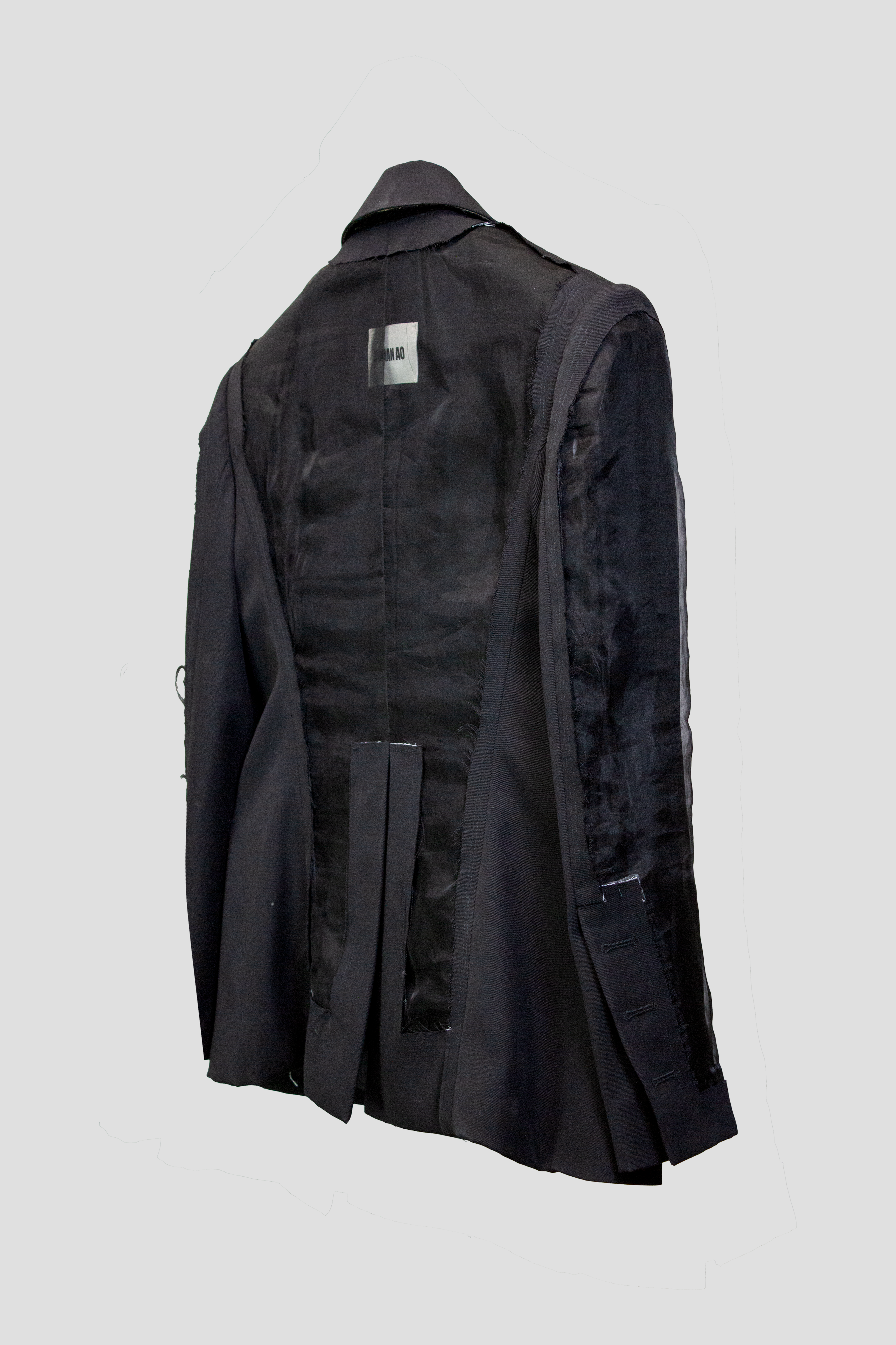 Deconstructed Tailored Silk Suit