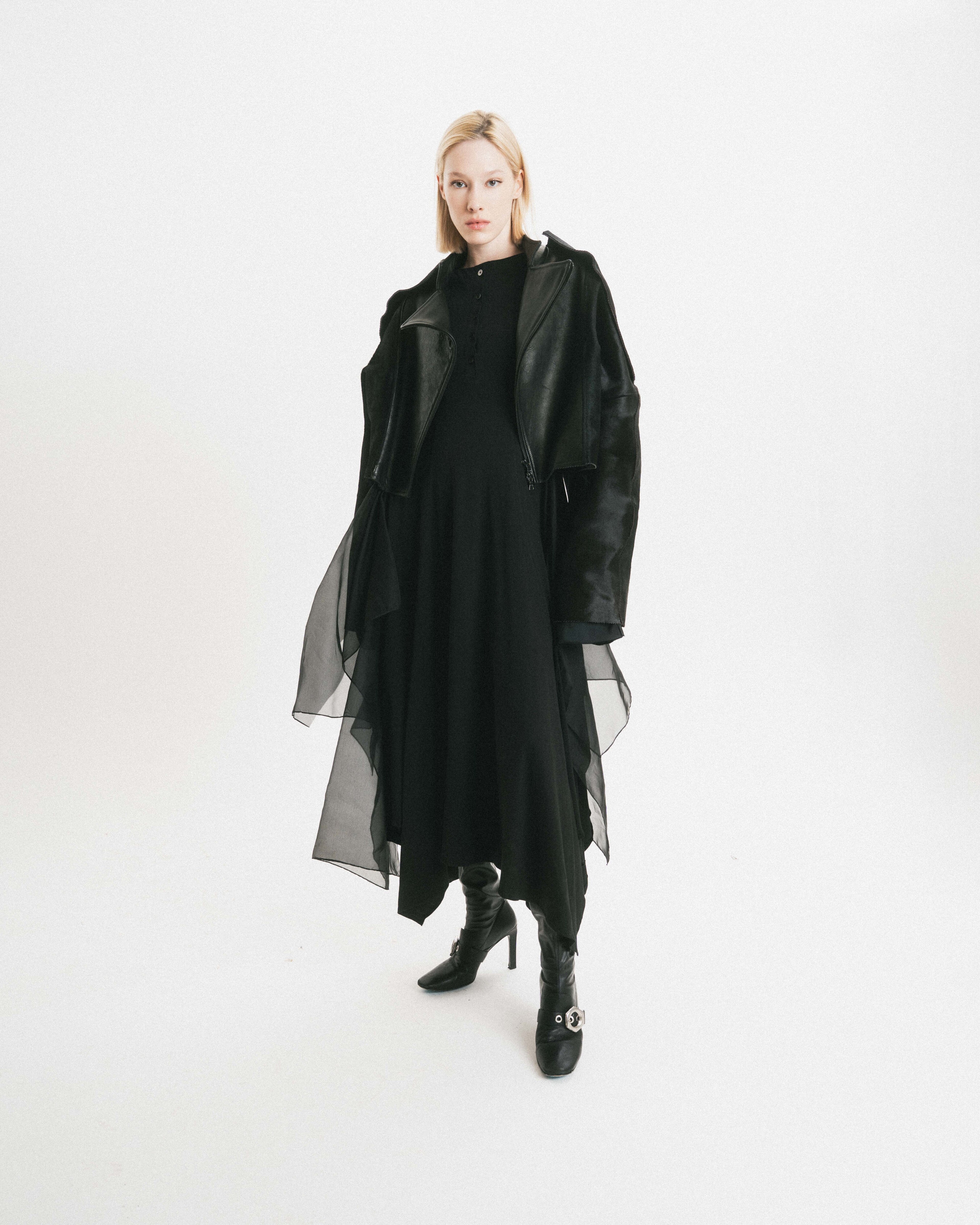 Silhouette Leathter Biker Jacket